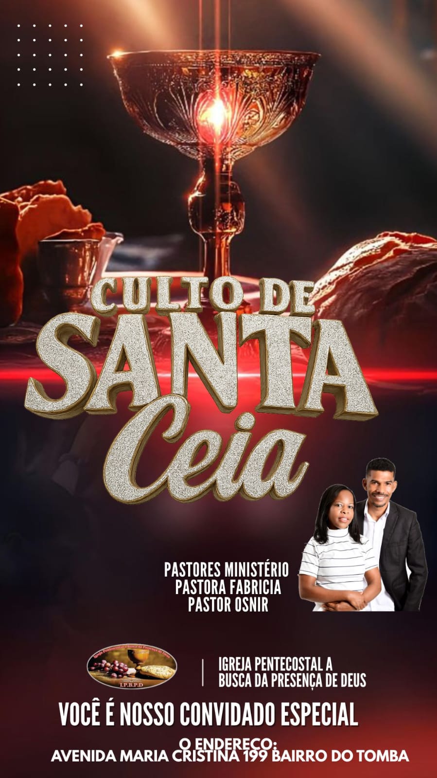 Culto de Santa Ceia na IPBPD