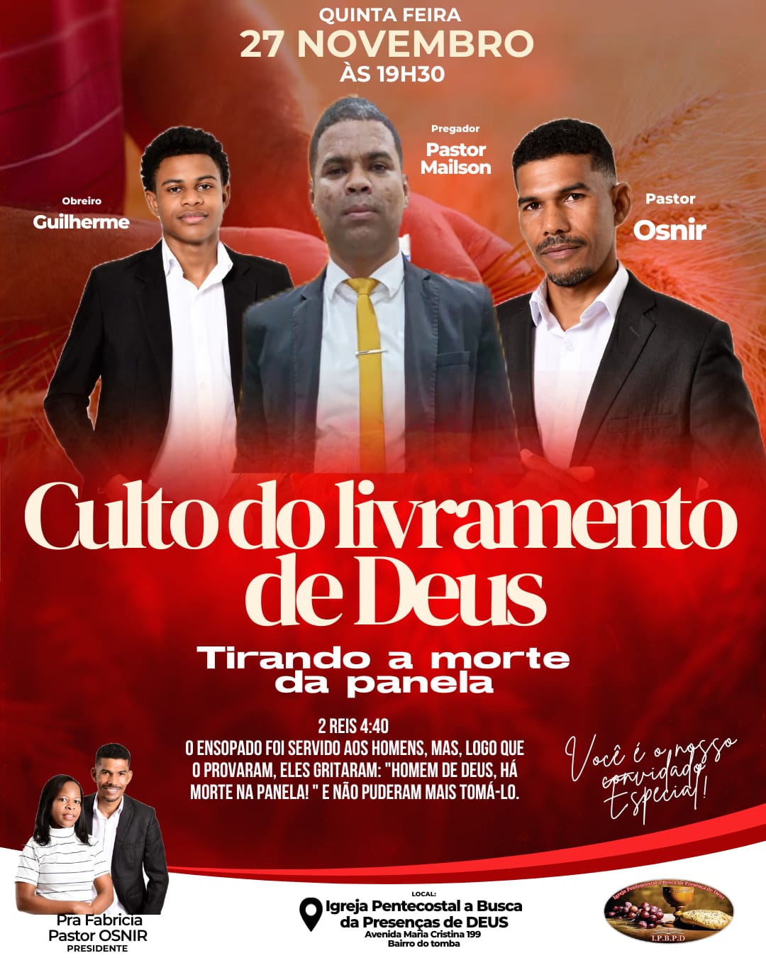 Culto de Libertação na IPBPD