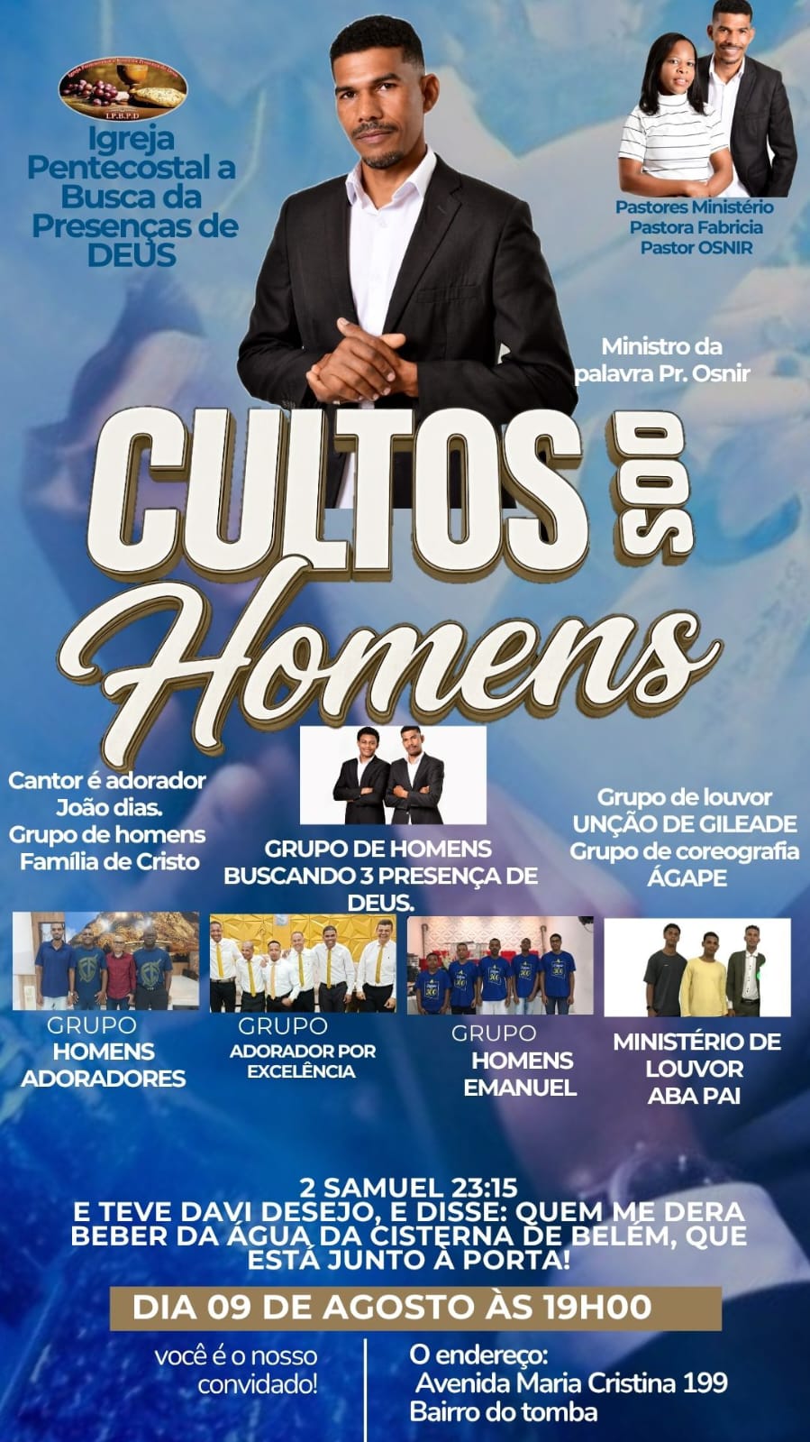 Culto dos Homens na IPBPD