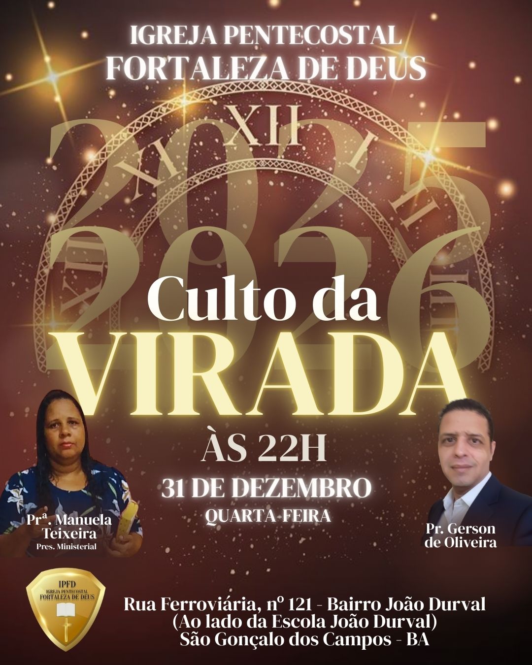 Culto da Virada na IPFD