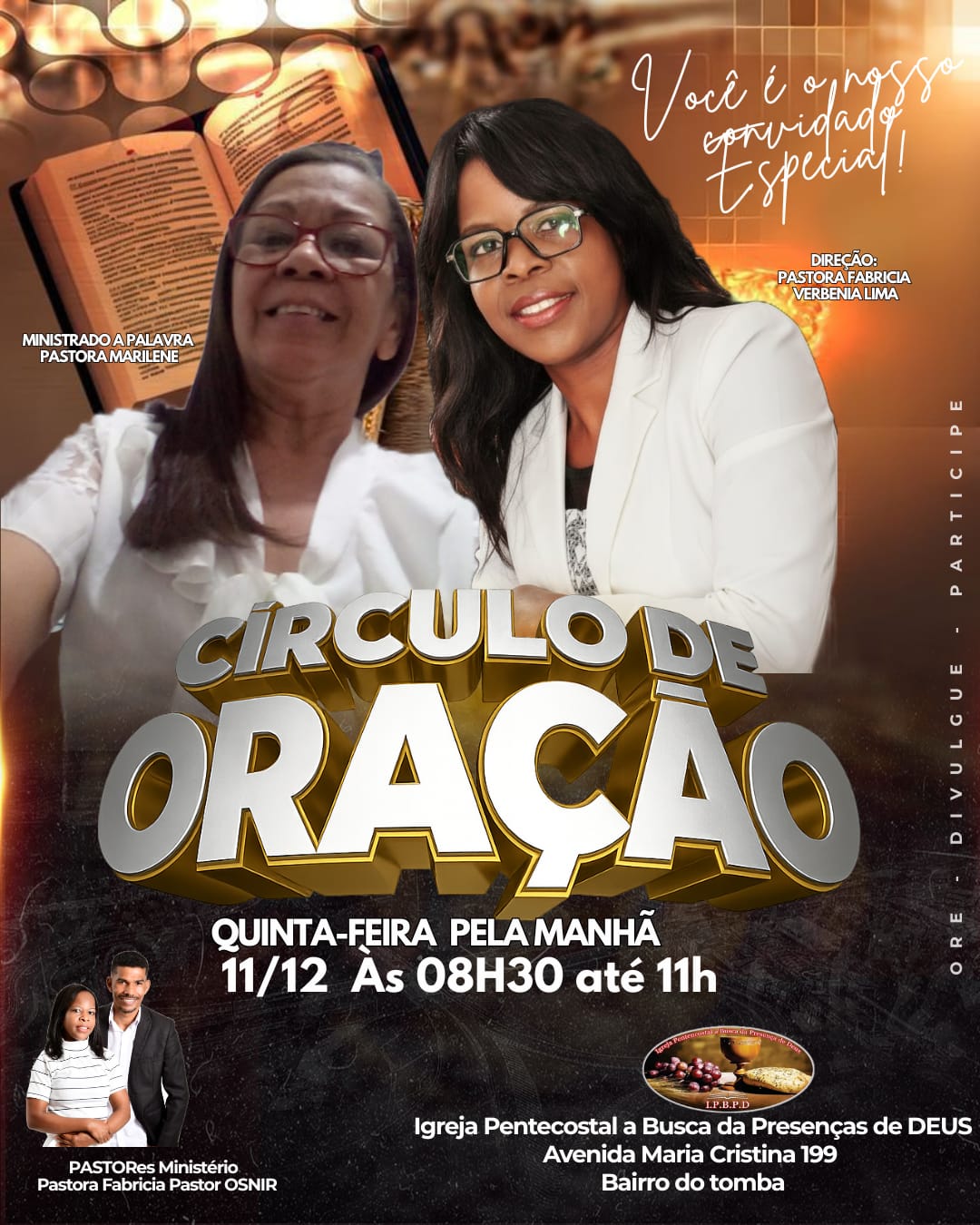Círculo de Oração na IPBPD