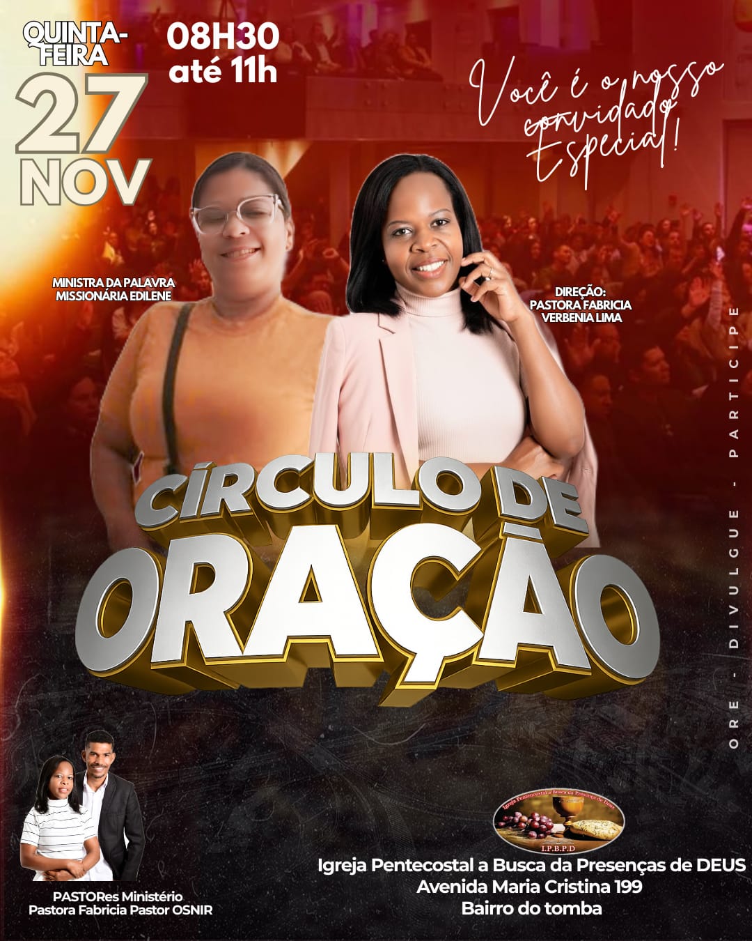 Círculo de Oração na IPBPD