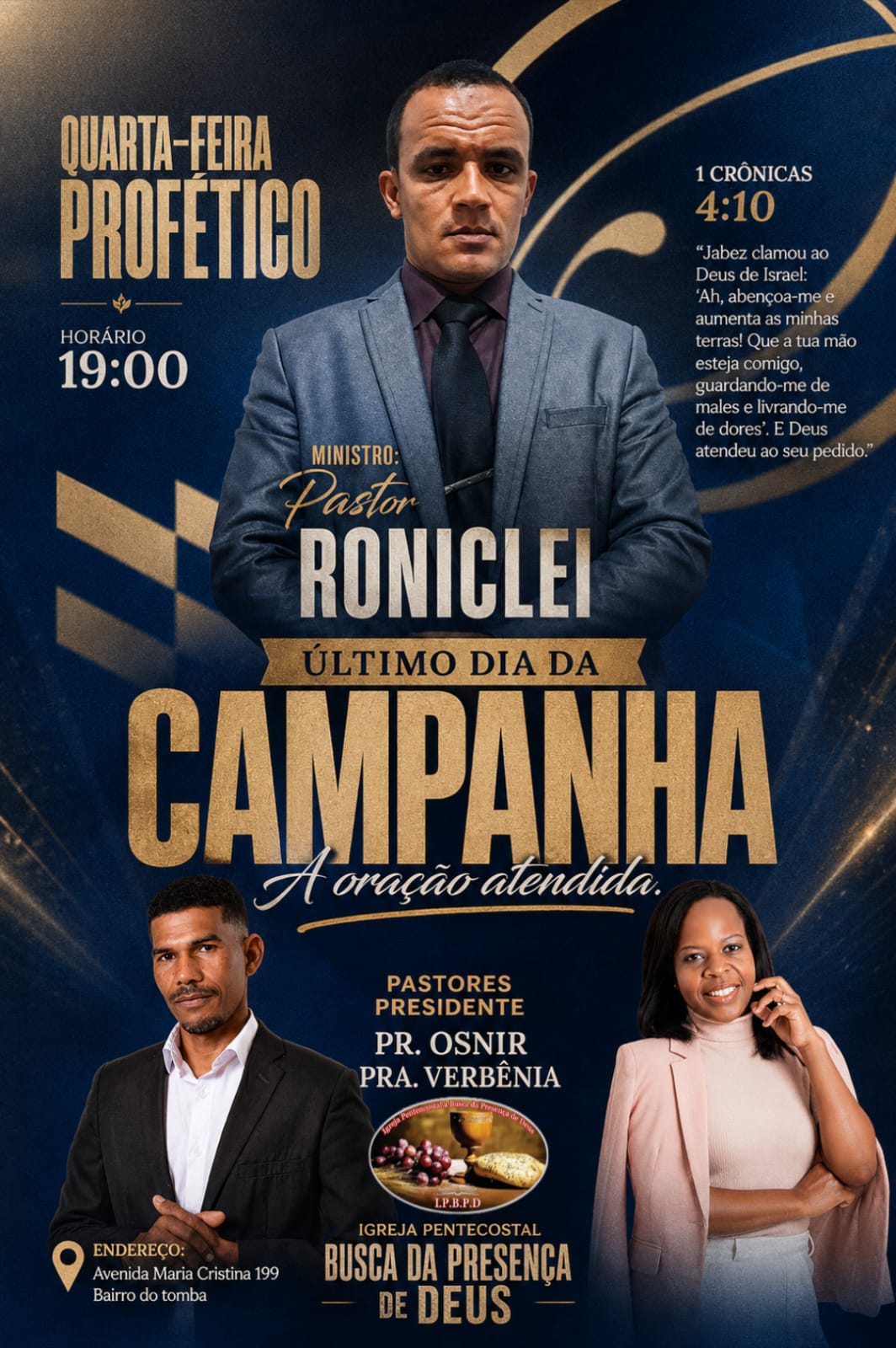 Campanha A Oração Atendida na IPBPD