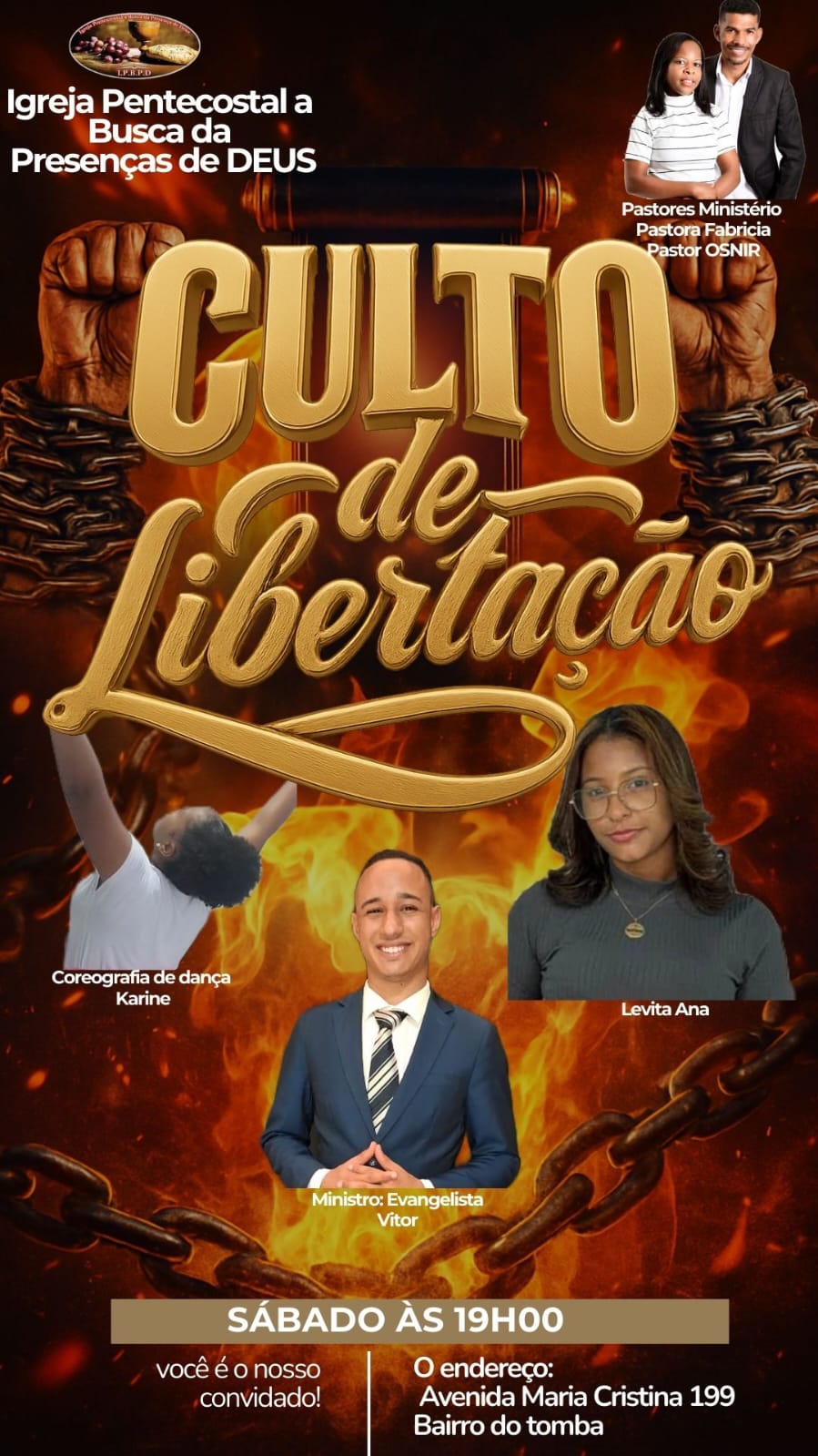 Culto de Libertação na IPBPD