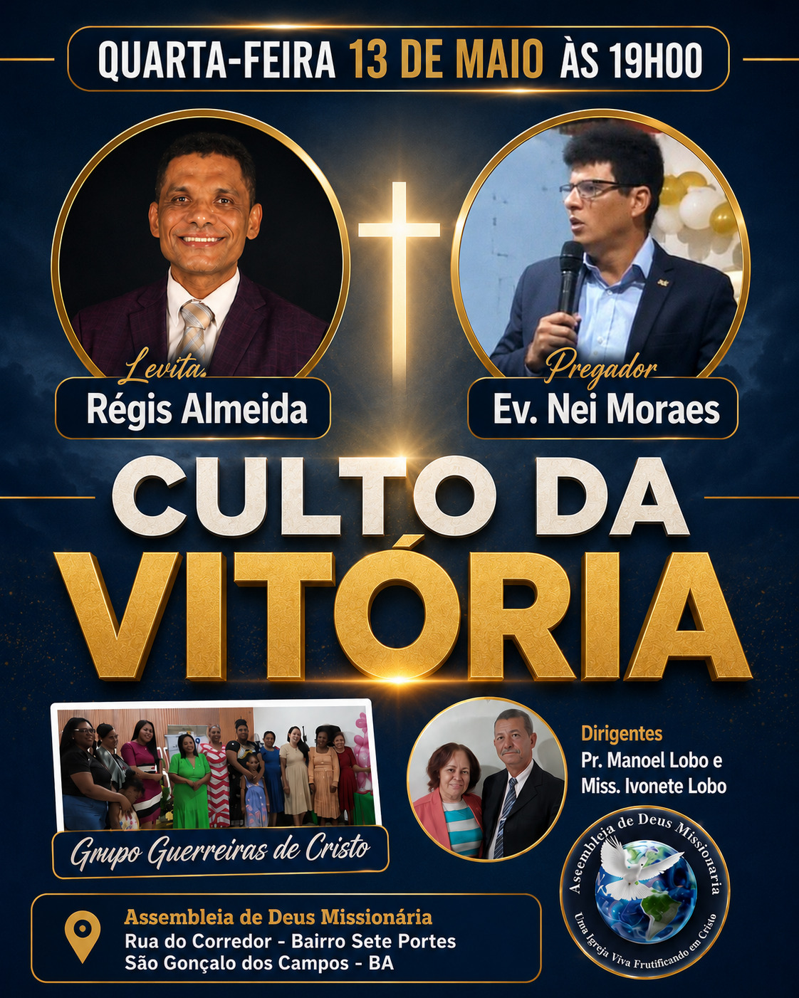 Culto da Vitória na AD Missionária